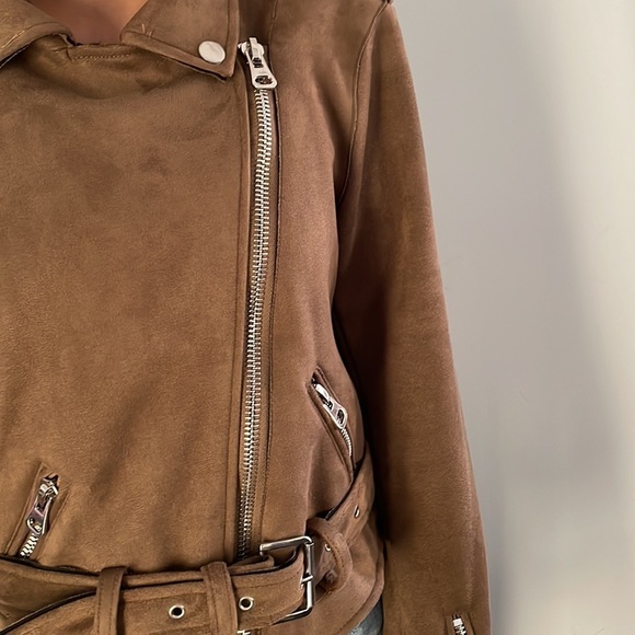 For The Republic faux leather jacket. Size Medium. - Picture 6 of 8